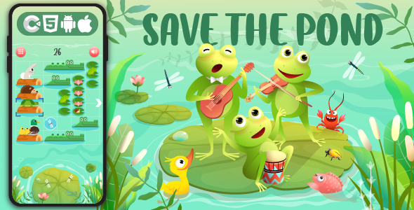 Save The Pond - HTML5 Game, Construct 3