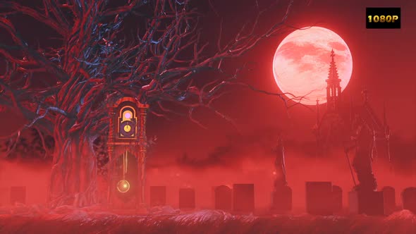 Red Halloween Time Full HD