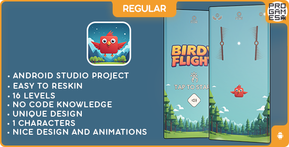 Birdy Flight (REGULAR) - ANDROID - BUILDBOX CLASSIC game
