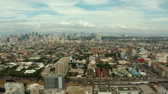 City of Manila the Capital of the Philippines with Modern Buildings