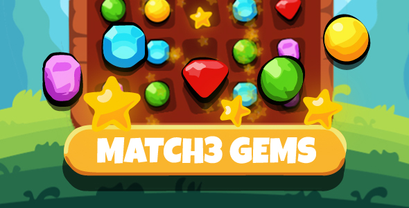 Match3 Gems | Endless | Construct 3
