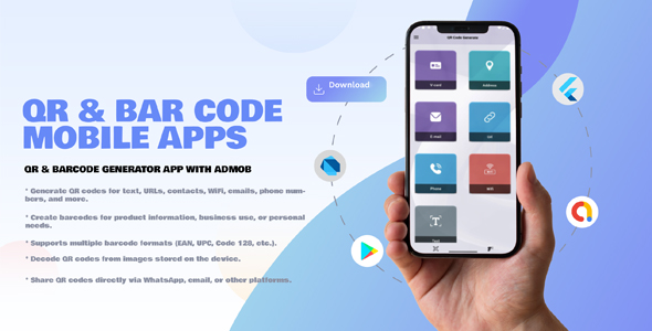 Generate and scan QR codes & barcodes | Full Kit