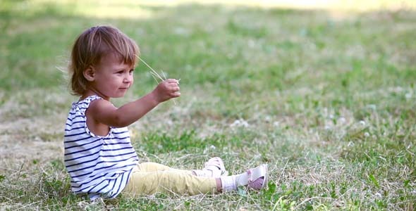 Child on the Grass