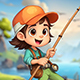 Fishing Guy HTML5 Construct 3 Game - CodeCanyon Item for Sale