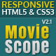 MovieScope -HTML5 & CSS3 Portal Template - ThemeForest Item for Sale