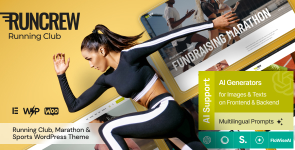 RunCrew | Running Club, Marathon & Jogging WordPress Theme