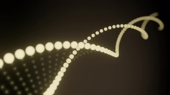 DNA chain video footage. alt