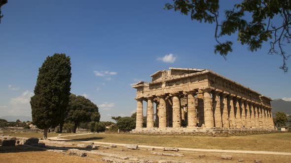 Ancient Greek temple timelapse