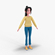 Girl Cartoon - 3DOcean Item for Sale