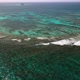 Caribbean Ocean Barrier Reef Belize Aerial Shot 4K - VideoHive Item for Sale