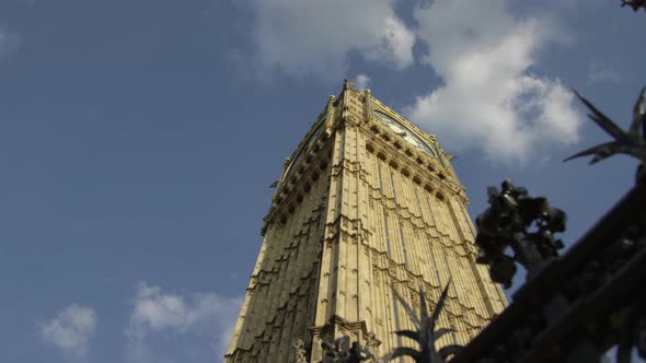 Low angle of the Big Ben