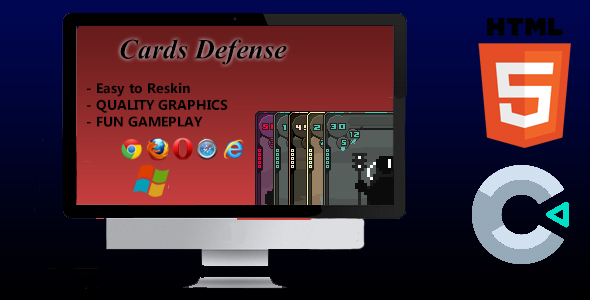 Cards Defense - Casual Game (Capx Included)