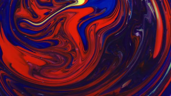 Abstract Swril Colors Surface Moving Liquid Paint Splashing Reaction 5 alt