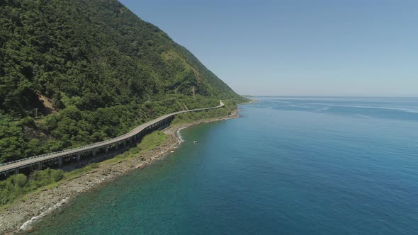 Highway Viaduct By Sea