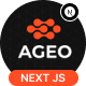 Ageo - Digital & Creative Agency React Next js Template - ThemeForest Item for Sale
