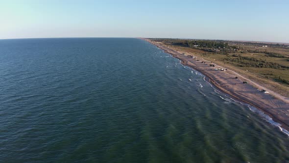 The Edge of the Sea in the Evening Sun