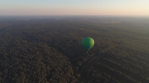 Hot Air Balloon in Sky