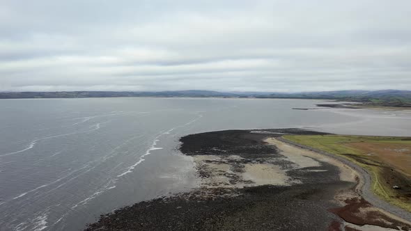 Flying Above Rossnowlagh Beach in County Donegal Ireland