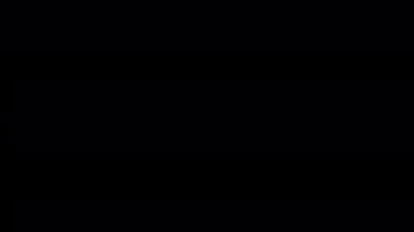 Video animation of glowing neon arrows in purple and blue