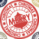 Merry Christmas Stamp - GraphicRiver Item for Sale