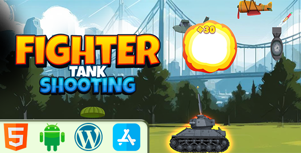 Fighter Tank Shooting Game - HTML5 Construct3 Game