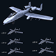 Asset - Army - A10 Thunderbolt 3D MODEL REALISTIC Low-poly 3D model - 3DOcean Item for Sale
