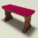 Cubby Stool and Base Mesh - 3DOcean Item for Sale