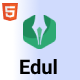 Edul - LMS & e-Learning Platform HTML Template + RTL Supported - ThemeForest Item for Sale