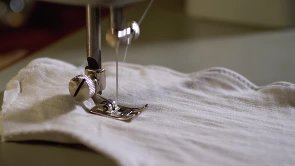 Sewing Machine Needle in Slow Motion