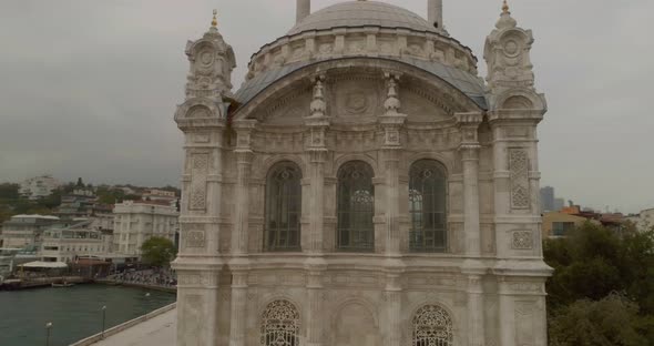 Istanbul Ortakoy Mosque And Bosphorus