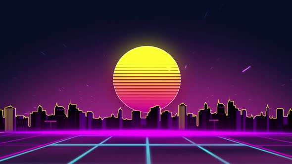 Retro 80's Background