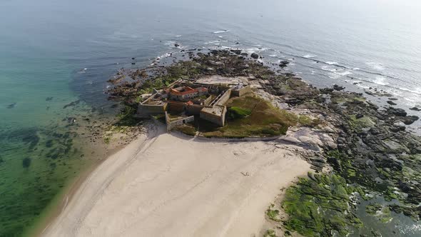 Ínsua Fortress Moledo Portugal 4k