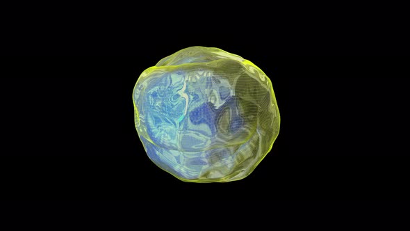 3D Fantastic Liquid Sphere 4k