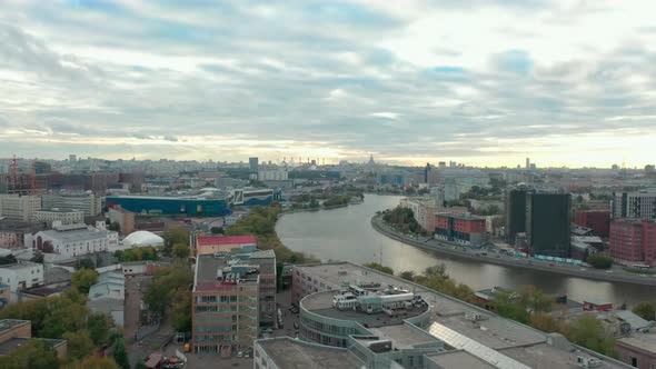 Aerial Shoot of the River