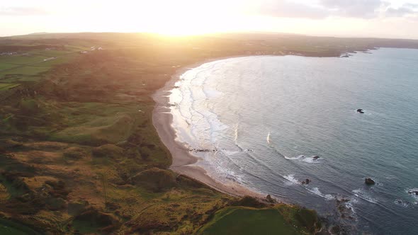 Whitepark Bay in County Antrim, Northern Ireland