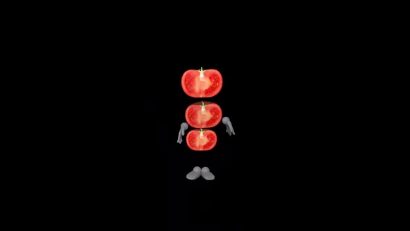 Cartoon Tomato Dance III alt