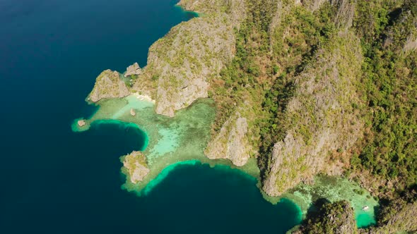 Tropical Island Busuanga, Palawan, Philippines.