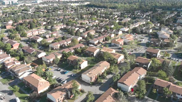 Aerial footage of Ottawa Ontario after a tornado tore through destroying homes and wildlife