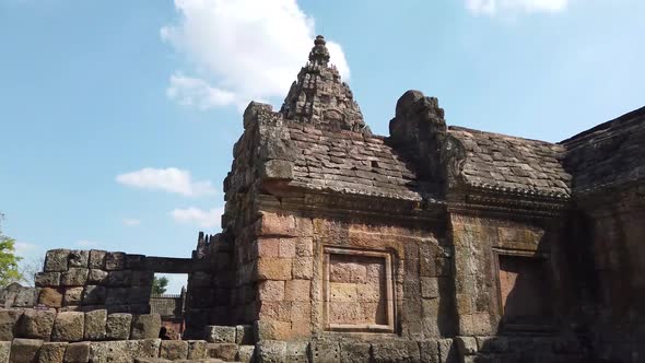 Ancient Prasat Hin Phnom Rung (Phnom Rung Rock Castle), The Historical Landmark of Burirum Province,
