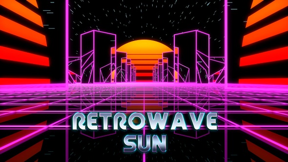 Retrowave Sun