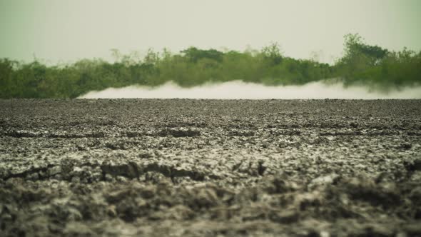 Mud Volcano Bledug Kuwu Indonesia