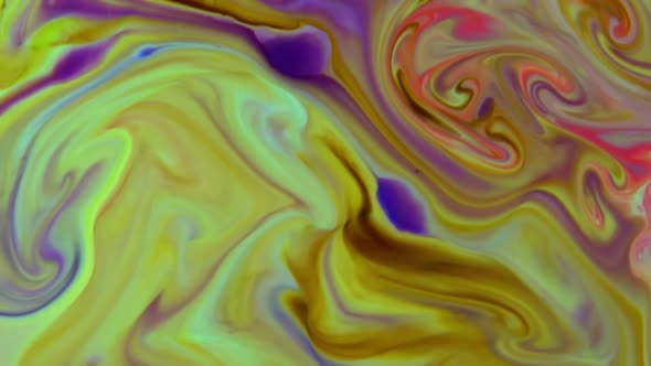 Abstract Colours Swirling And Spreading Texture