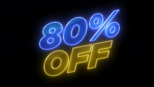 80% Off Banner 4K alt