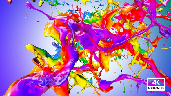 Multicolor Paint Jet Stream Splash V1 alt