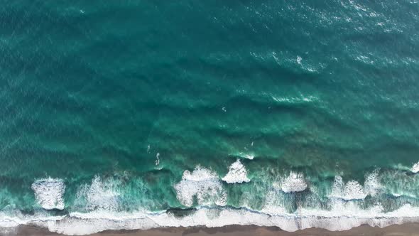 Background Textured Sea Storm aerial view 4 K