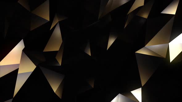 Golden Triangles Background