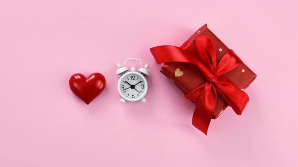 Beautiful Background with Hearts for Valentine's Day