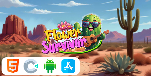 Flower Survivor - HTML5 Construct3 Game
