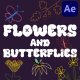 Flowers and Butterflies Animations for After Effects - VideoHive Item for Sale