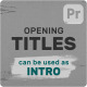 Opening Brush Titles | MOGRT - VideoHive Item for Sale